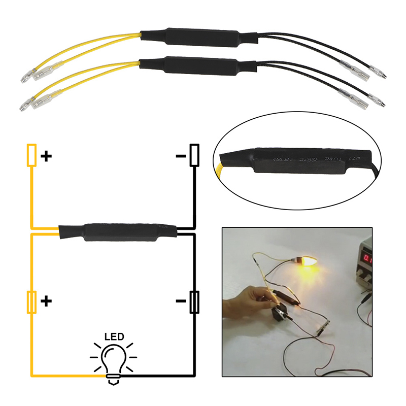 Guoda Car Light Đèn Xe Hơi Motorcycle Flasher LED Turn Signal lights Indicator Fault Decoder Solve 12V 21W