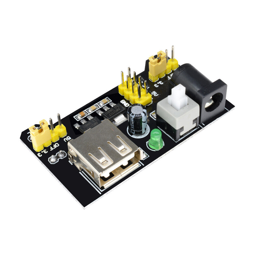 1/3/5pcs MB102 Breadboard Power Supply 3.3V 5V Module For Arduino Solderless