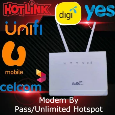 [LifeTimeWarranty 100%] Ready Stock In Malaysia Modem D6 / RS980+ Pocket Portable Modem Wifi Mifi Router Unlimited Hostpot Sim Card Router