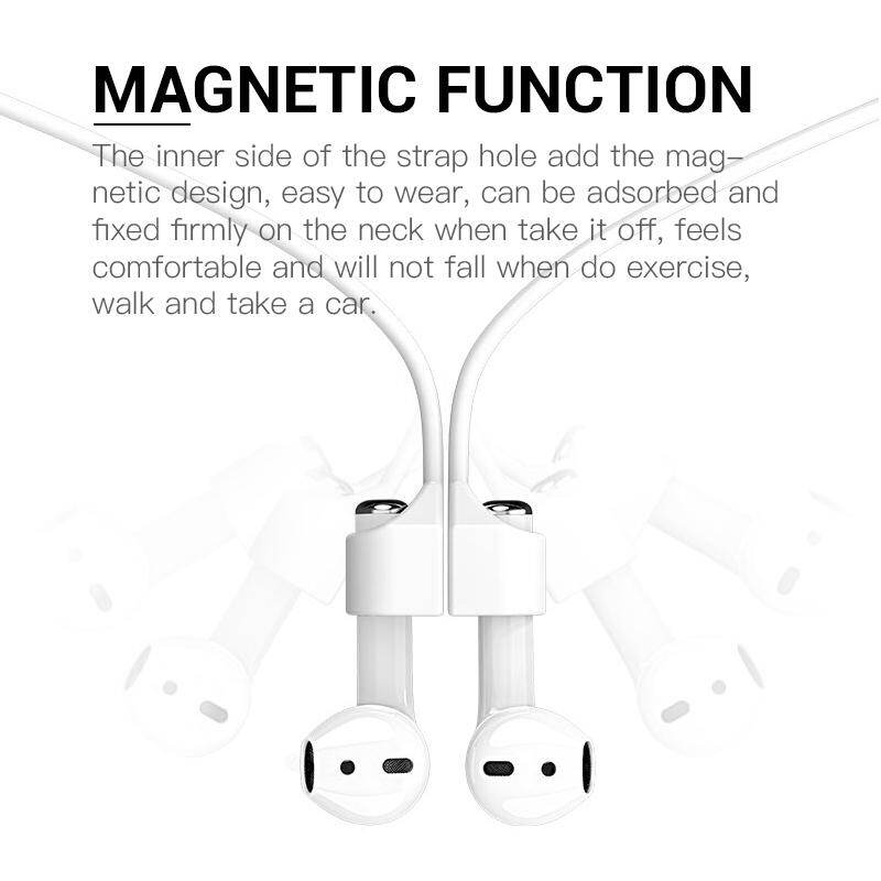 Dây Đeo Nam Châm Cho Airpods Pro2 Pro 3rd 2 1 Dây Đeo Chống Mất Dây Tai Nghe Cho Bluetooth TWS Dây Đeo Cáp Silicon Không Dây