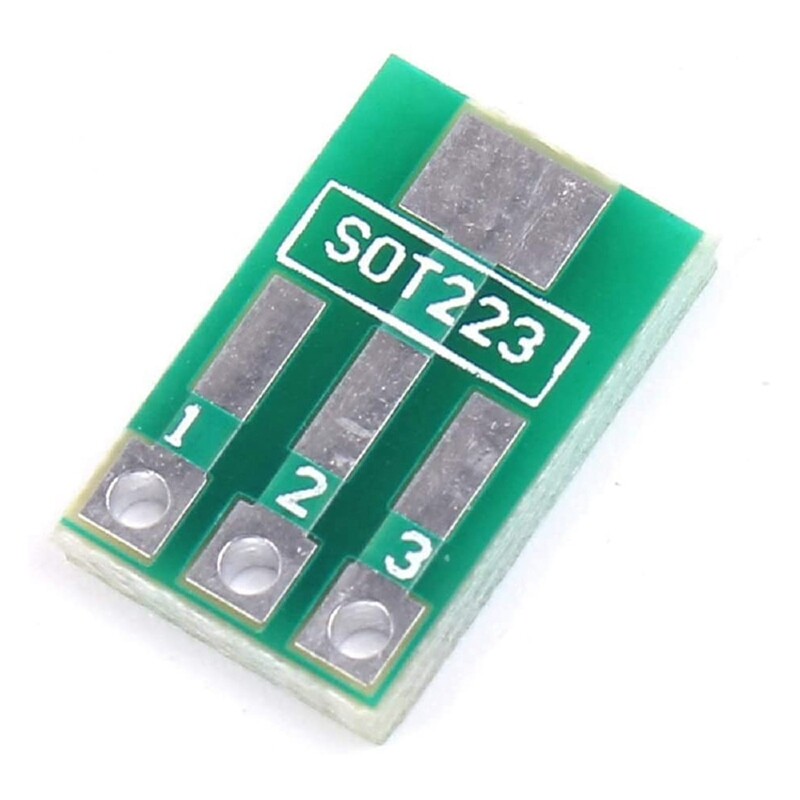 20Pcs SOT89 SOT223 to DIP PCB Transfer Board Pin Adapter Converter ...