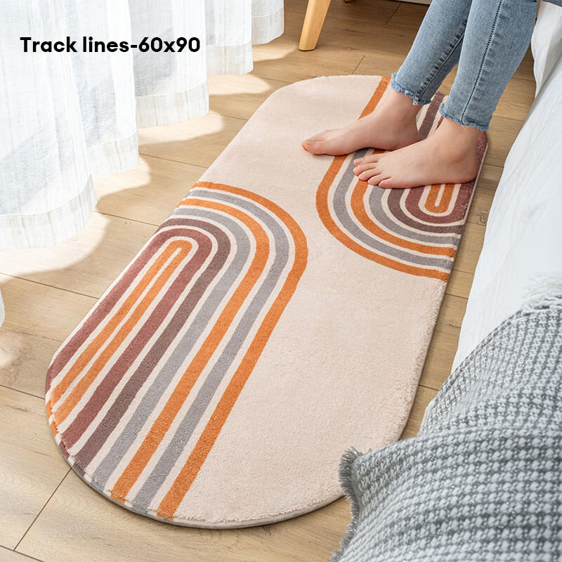 Carpet Bedroom Bedside Blanket Thickened Strip Bedside Mat Simple Home Lovely Room Full of Mattresses