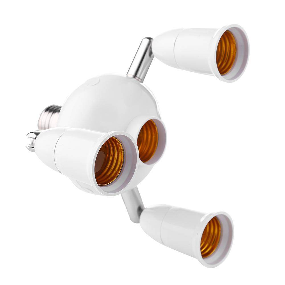 Adjustable Socket Adapter E27 Splitter Lamp Base Converter Light Holder