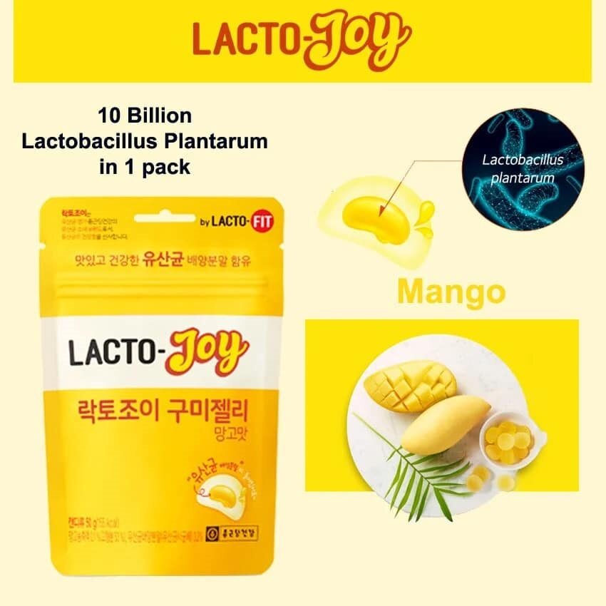 [Ready Stock] Lacto Joy Lactobacillus Gummy Jelly 1 pack / 益生菌软糖 Lazada