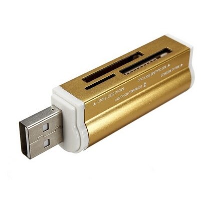 tanjiaxun Multifunction USB 2.0 Micro SD TF MMC SDHC MS High Speed Memory Card Reader