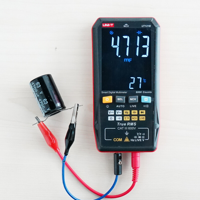 diymore Đồng Hồ Vạn Năng Kỹ Thuật Số Thông Minh UT121A UT121B UT122 Đồng Hồ Đo Điện Áp True RMS Tần Số Hiển Thị Kép NCV Phạm Vi Tự Động Trực Tiếp 6199 Đếm UNI-T