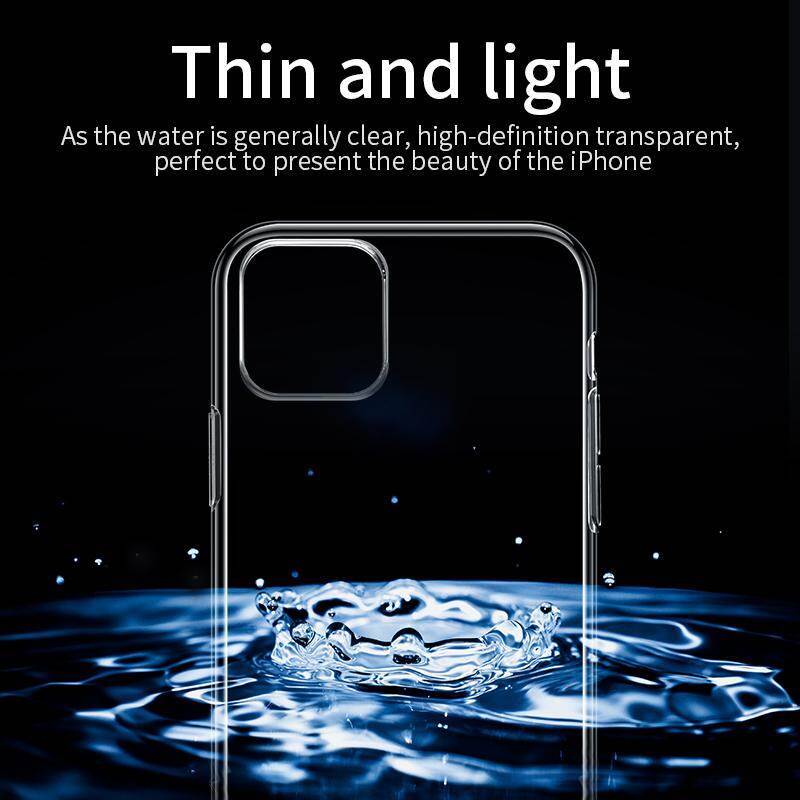 HOCO HD Transparent Protective Case for iPhone 11 Pro Max 2019 Soft TPU Clear Ultra Thin Case Full Cover Protection For iPhone 11 Pro Max