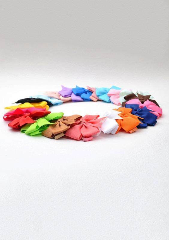 Baby Infant Girls Bow Elastic Hair Accessory Hairnet Headband 10PCS Hairband Malaysia