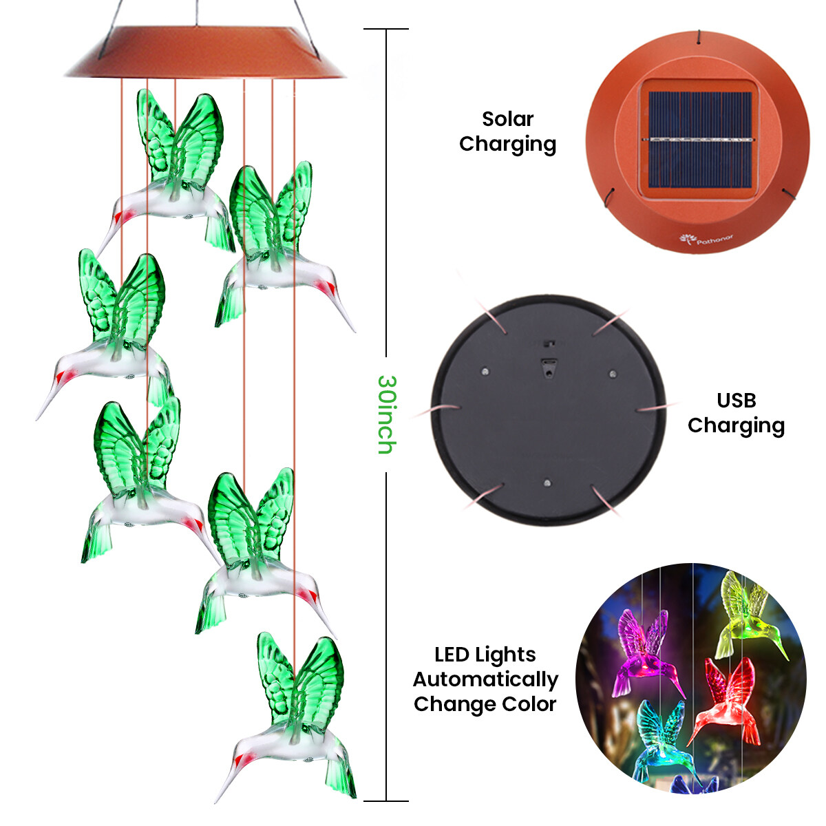 pathonor solar wind chime