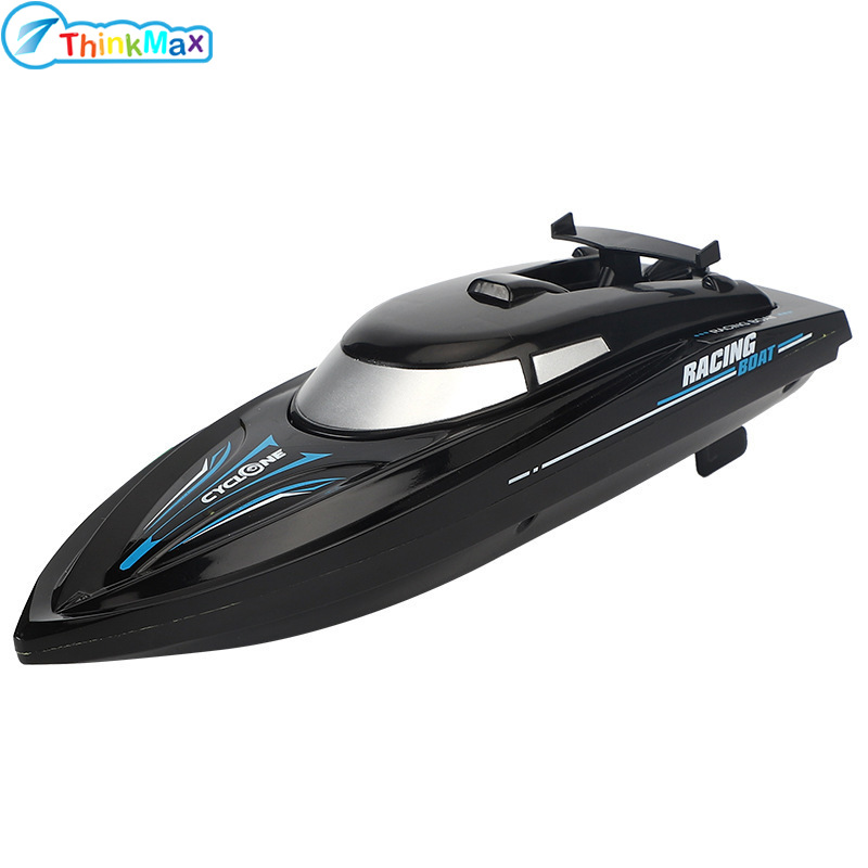 Thinkmax Remote Control Speedboat 2.4G Remote Control Boat Long Endurance Kids Toys for Summer
