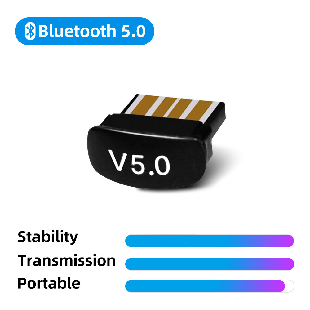 5.0 Usb Bluetooth Adapter for Pc Audio File Transfer Mini Computer Laptops USB Receptor Dongle Bluetooth 5 Transmitter