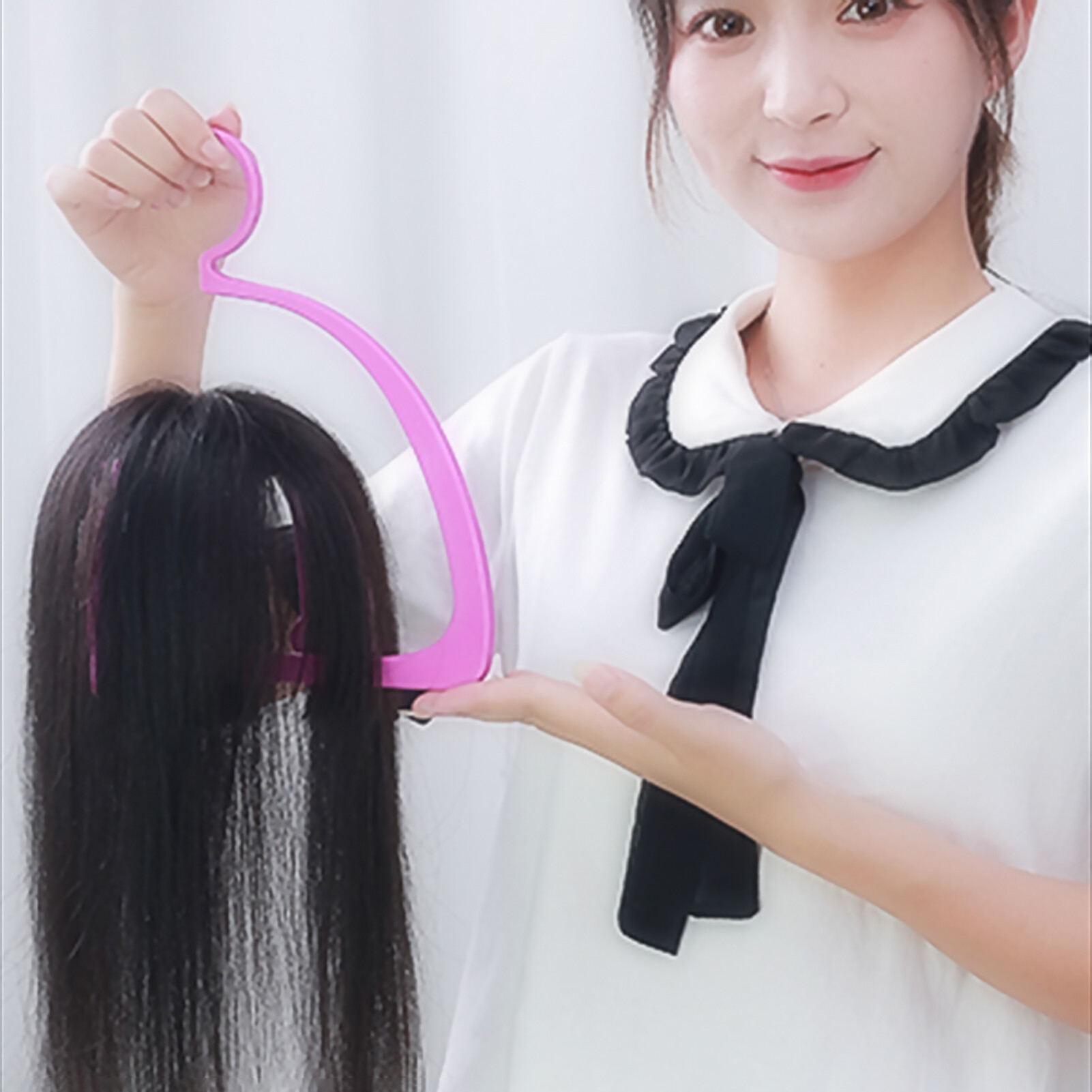 Wig Stands Folding Display Portable Multifunctional Ajustable Wig Stands for Hat Durable Wig Hat