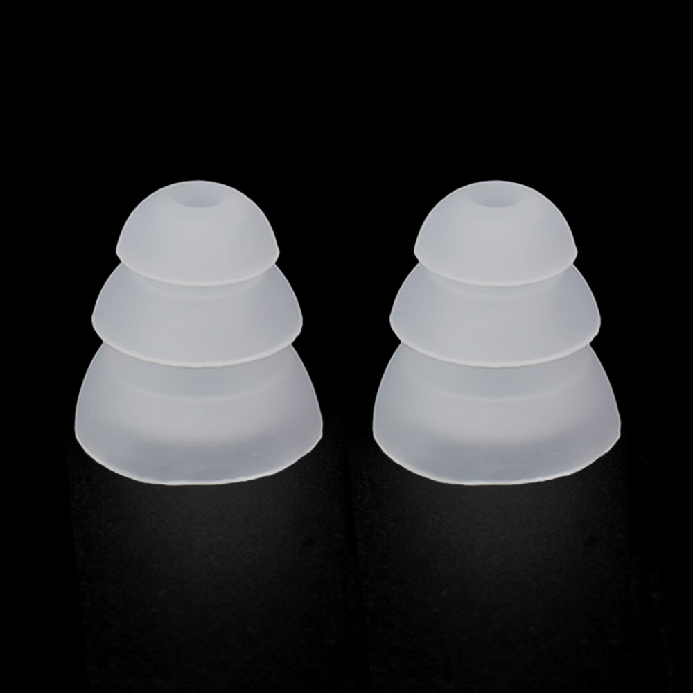 Three Layer Silicone In-Ear Earphone Covers Cap Replacement Earbud Bud Tips Earbuds Eartips Earplug Ear Pads Cushion