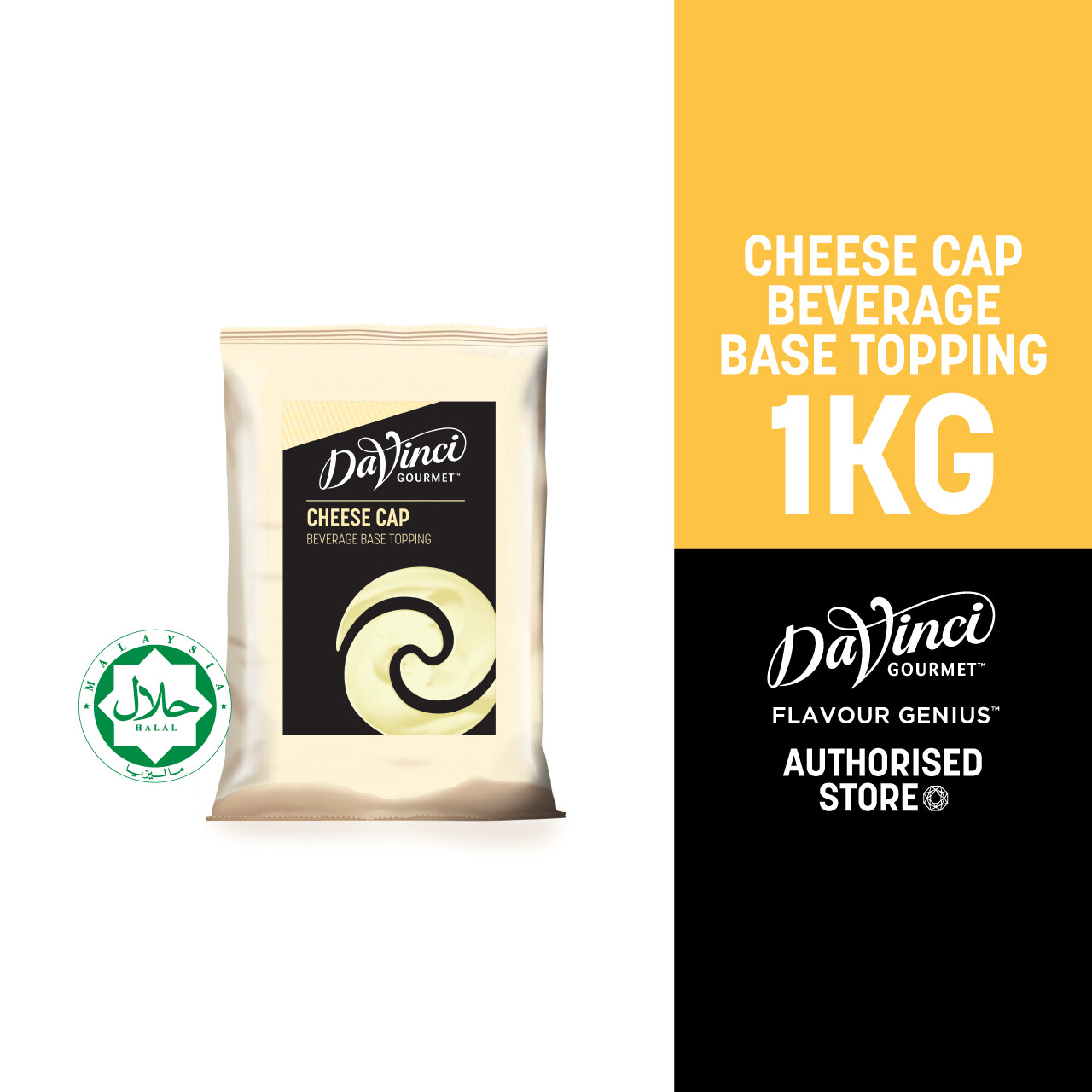 DaVinci Gourmet Cheese Cap Powder 600G Lazada