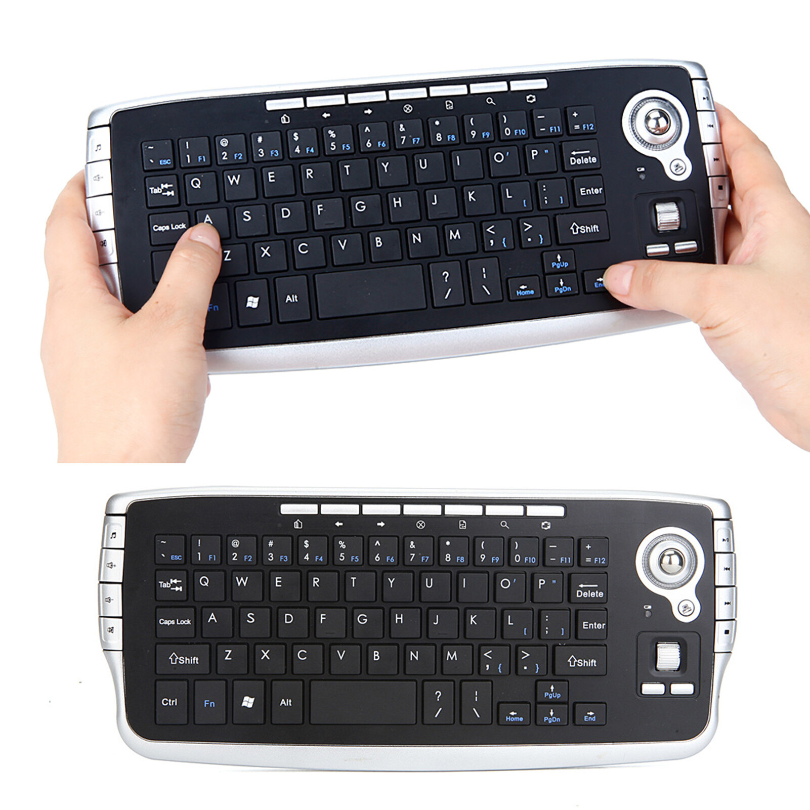 Bàn Phím Không Dây Bàn Phím Mini 78 Phím 2.4G Chức Năng Đèn Nền Đa Năng Tiện Dụng Với Chuột Bi Xoay Bánh Xe Cuộn Cho Máy Tính Xách Tay Mini Không Dây Thiết Thực