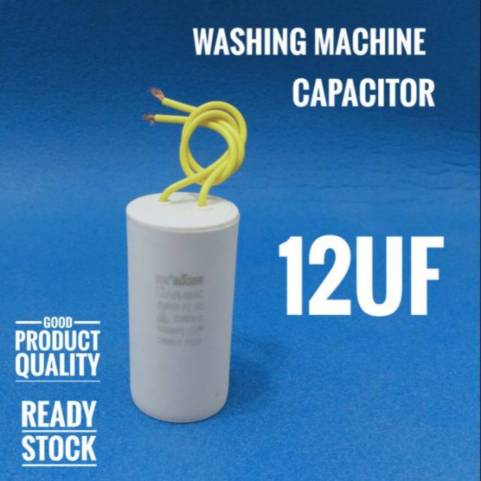 12uf Washing Machine Capacitor 12 uf Capacitor kapasitor Lazada