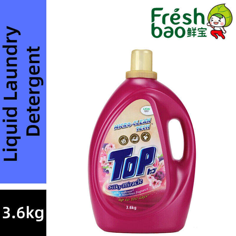 Top Liquid Laundry Detergent Silky Miracle 3.6KG Lazada
