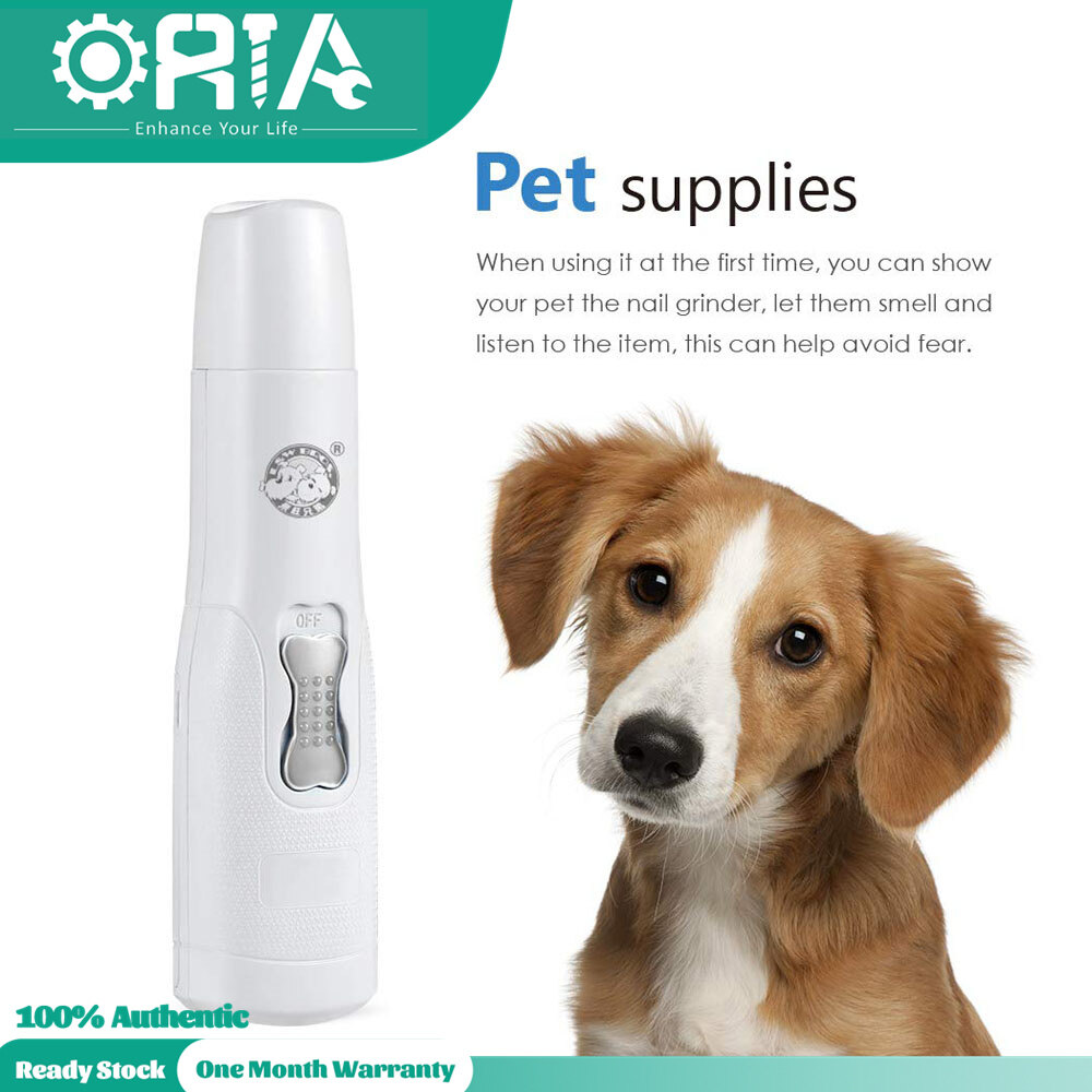 ORIA Grinder Tools Pet Dog Nail Clipper Trimmer Nail Grinder Gentle Paws  Premium Electric Grooming Kit for Dogs Cats Pet and Other Medium Small  Pets