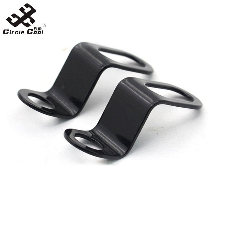 Circle Cool 1 Pair Universal Bicycle Motorcycle Rear Turn Signal Light Holder Metal Bracket Indicator Stand Easy Installation Bracket