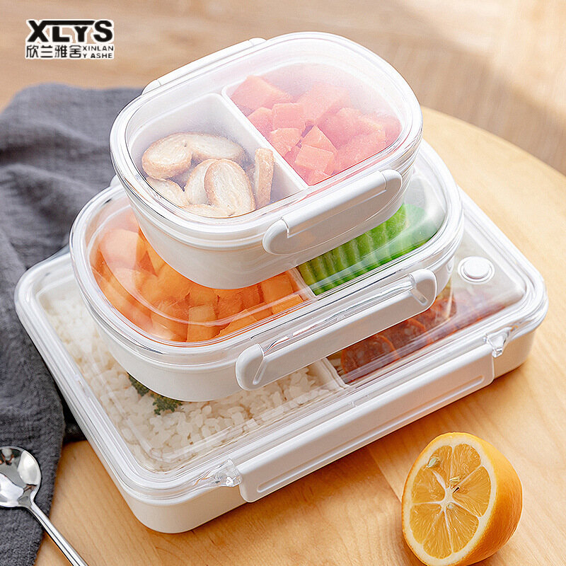 XINLANYASHE [Miễn Phí Vận Chuyển]Hộp cơm hâm nóng vi sóng, hộp đựng trái cây chia, Hộp Ăn Trưa di động, hộp đựng trái cây chia, hộp bảo quản, Hộp Ăn Trưa