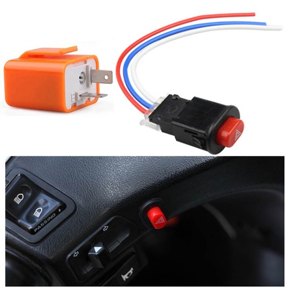 Signal Relay Motorcycle LED Blinker Relay Hazard Double Signal Switch(3