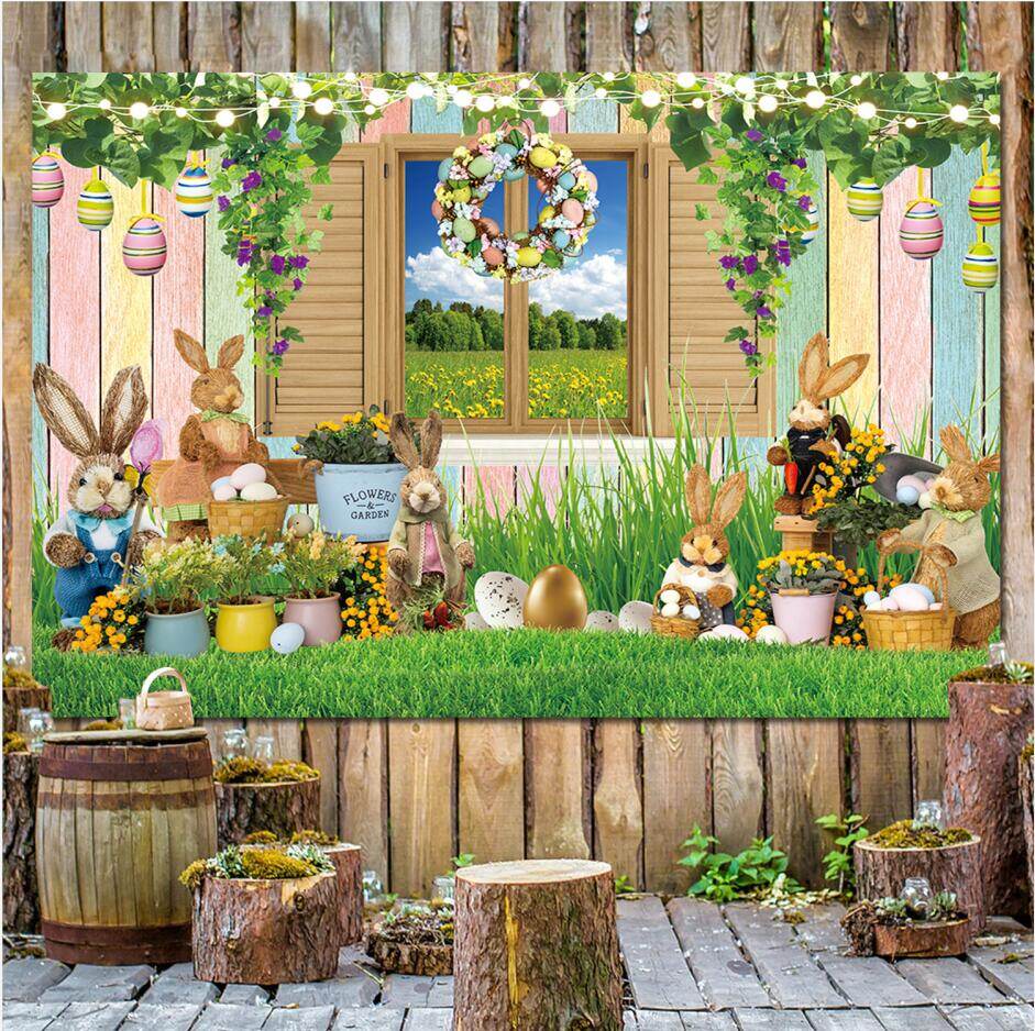 Easter Outdoor Backgrounds Easter Themed Party Backgrounds Easter Egg