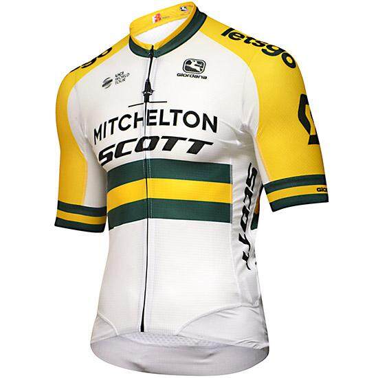 Giordana MITCHELTON SCOTT サイクルジャージ 黒/黄 ミッチェルトン