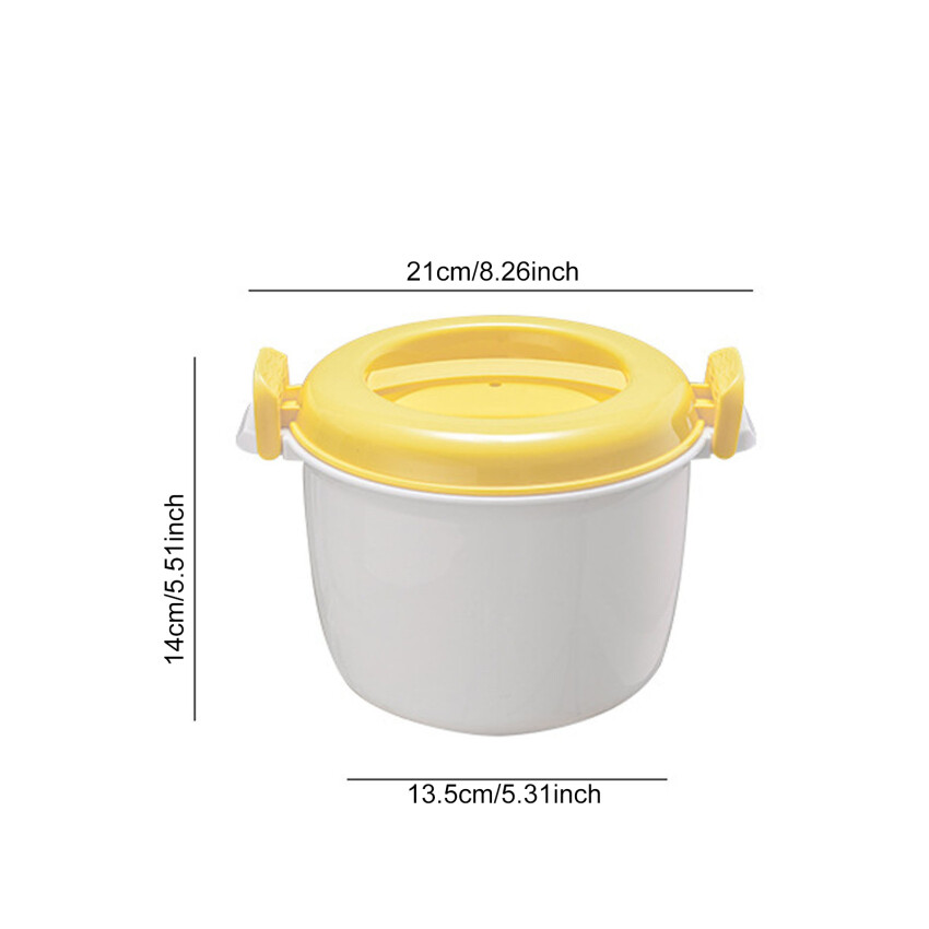 Microwave Rice Cooker Steamer Pot Pastamaker Oven Veggie Cookware Cooking Soup Pressure Pots Bowl Micro Vegetable Container