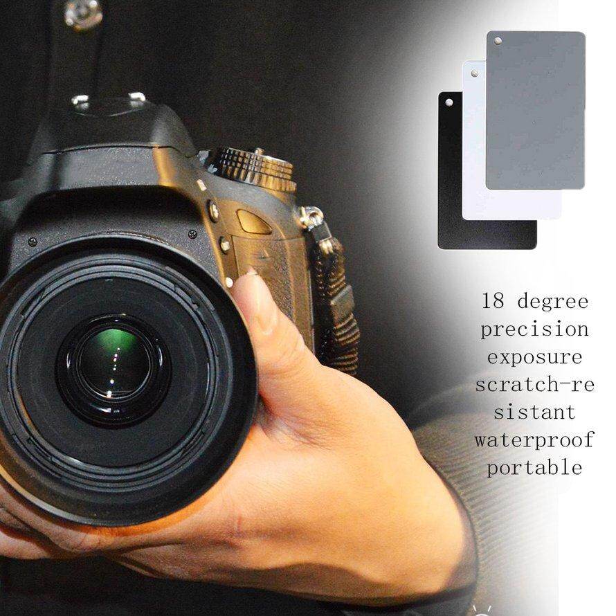 OSMAN Black white gray threecolor gray card white balance card