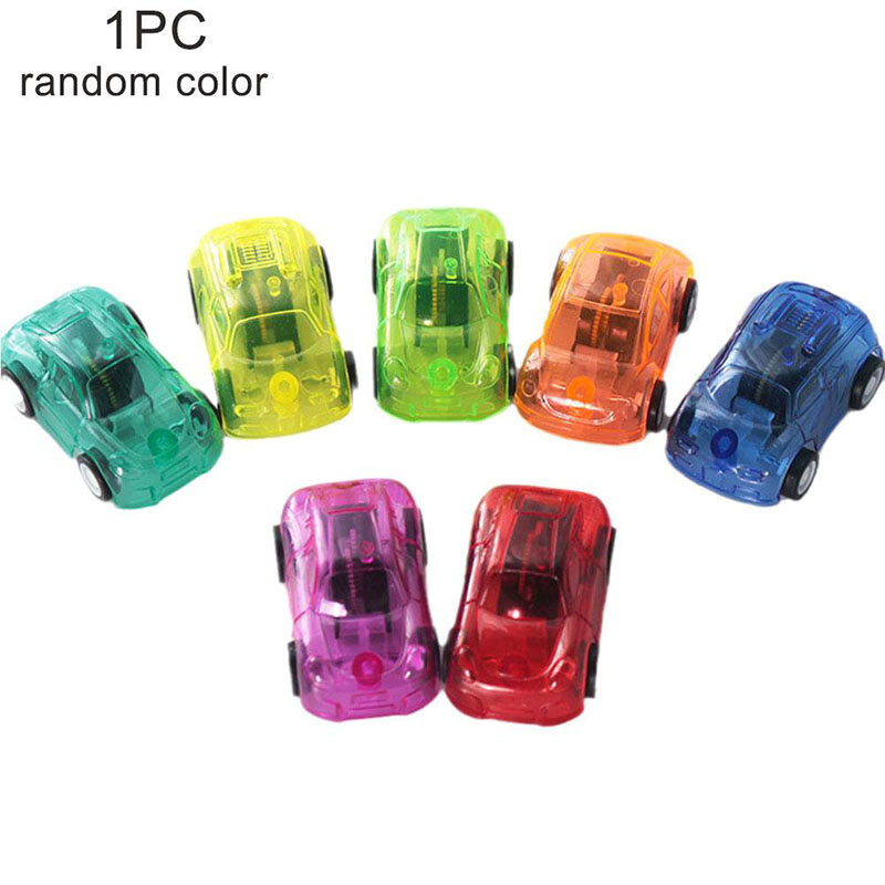 1 PC Cute Mini Pull Back Car For Kid Inertia Plastic Cartoon Cars Hot Selling Children's Boys Toys