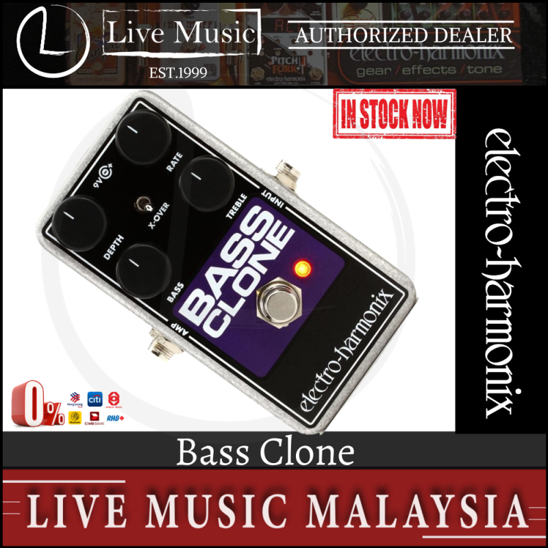 Electro Harmonix Bass Clone Chorus Effects Pedal Malaysia