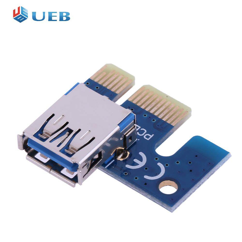 Blue pci e 1x adapter pcie x1 to usb 3.0 adapter for pcie riser cryptocurrency mining