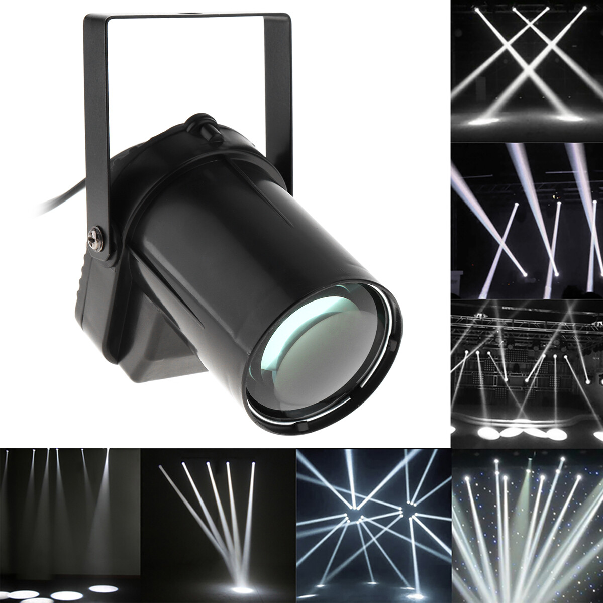 5w white led effect stage lighting beam spotlight light party ktv dj disco dmx bar music stage light