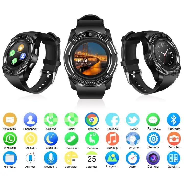 smart watch v8s