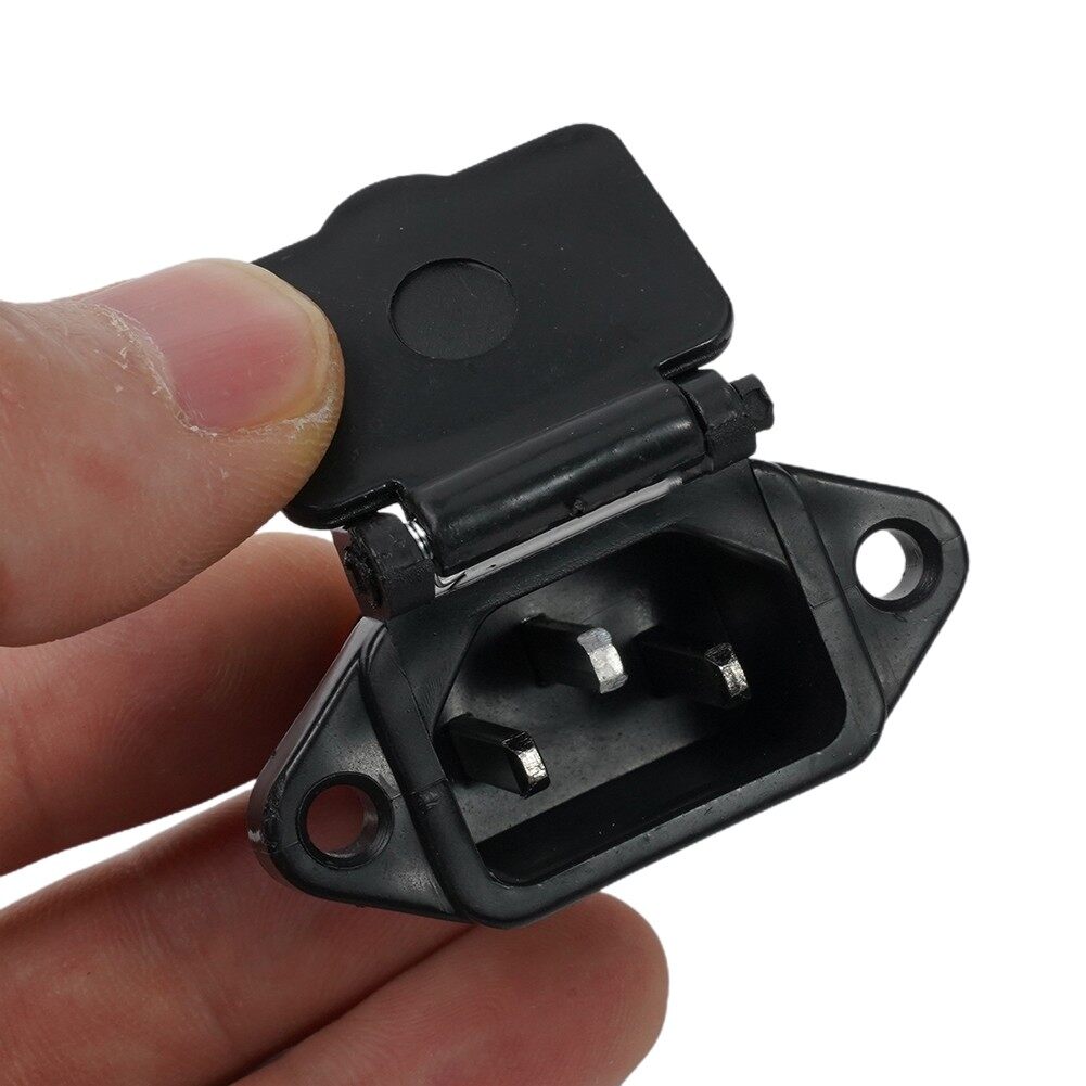 E-bike Plug Socket Charger Wire Length 16cm Universal Three Vertical Charging Socket