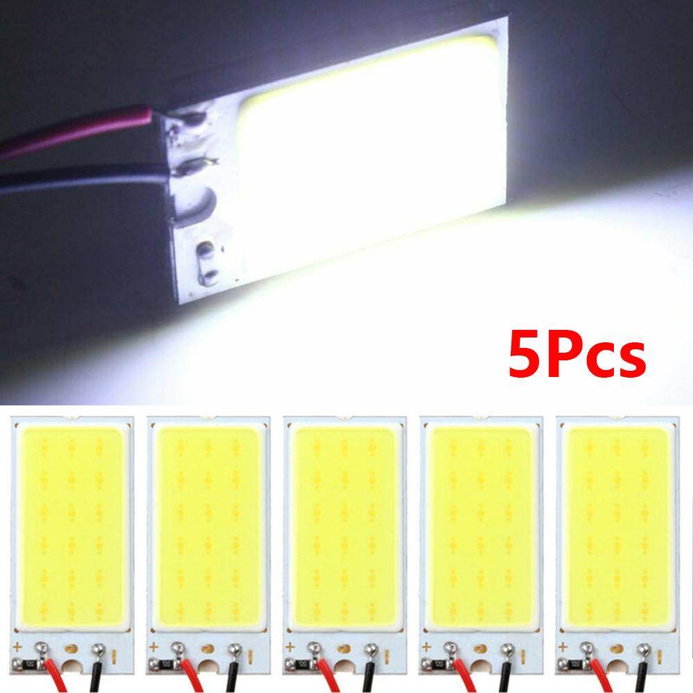 【Tetoutoshop】 5 PCs 18 led cob light bulb dc12v white car interior decoration-Intl car LED clearance light