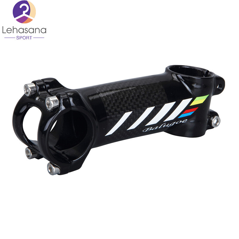 Lehasana Bike Handlebar Stem 28.6-31.8 Mm Lightweight Carbon Fiber Mtb Stem Suitable For Mountain Bike Road Bike Bmx Mtb
