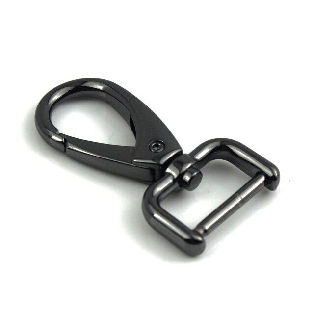 1Pcs Metal Detachable Snap Hook Trigger Clips Buckles For Leather Strap/ Belt Keychain Weing Pet Leash Hooks 5 Sizes