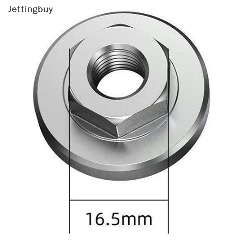 【Jettingbuy】 Flash Sale Universal 100 Type Angle Grinder Hex Locking Nuts Replacement Steel