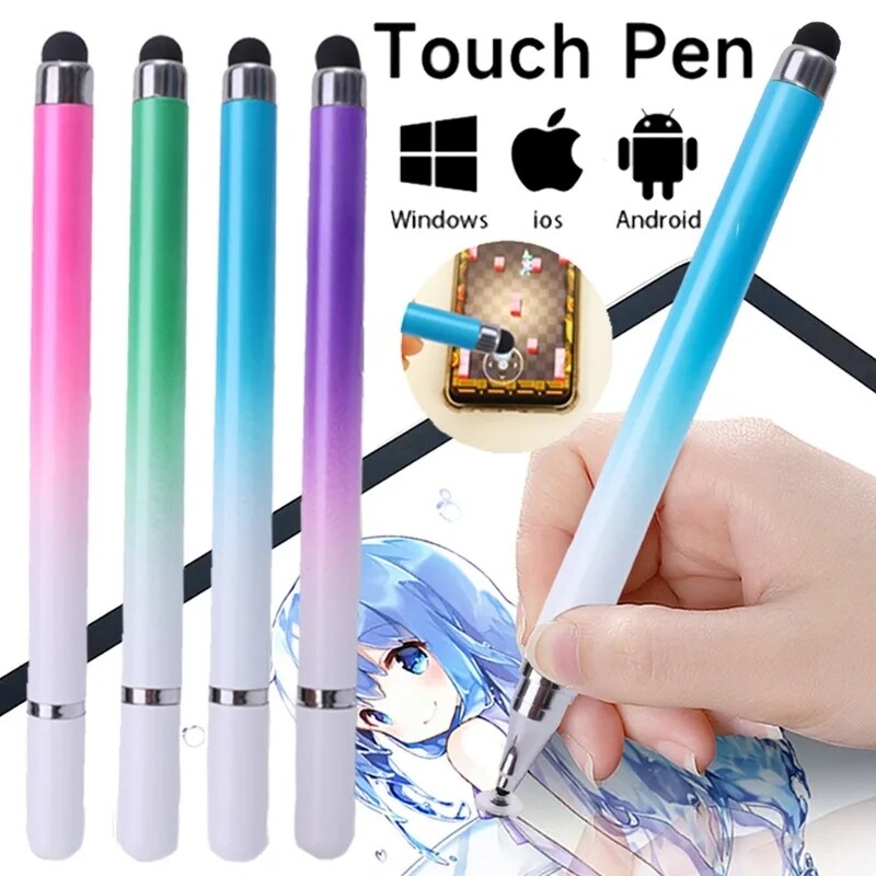 2 In 1 Stylus Pen Gradient Capacitive Touch Pencil Universal Drawing Screen for Android