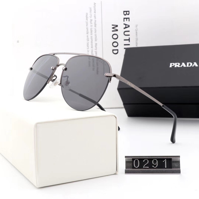 Giá bán Original_Prada 2020 Mới Nam Chất Lượng Cao Kính Mát, 0291 Thời Trang Nam Cao Cấp Bộ Phim Màu Kim Loại Kính Mát Thời Trang Nam Lái Xe Du Lịch Lái Xe Cổ Kính Mát