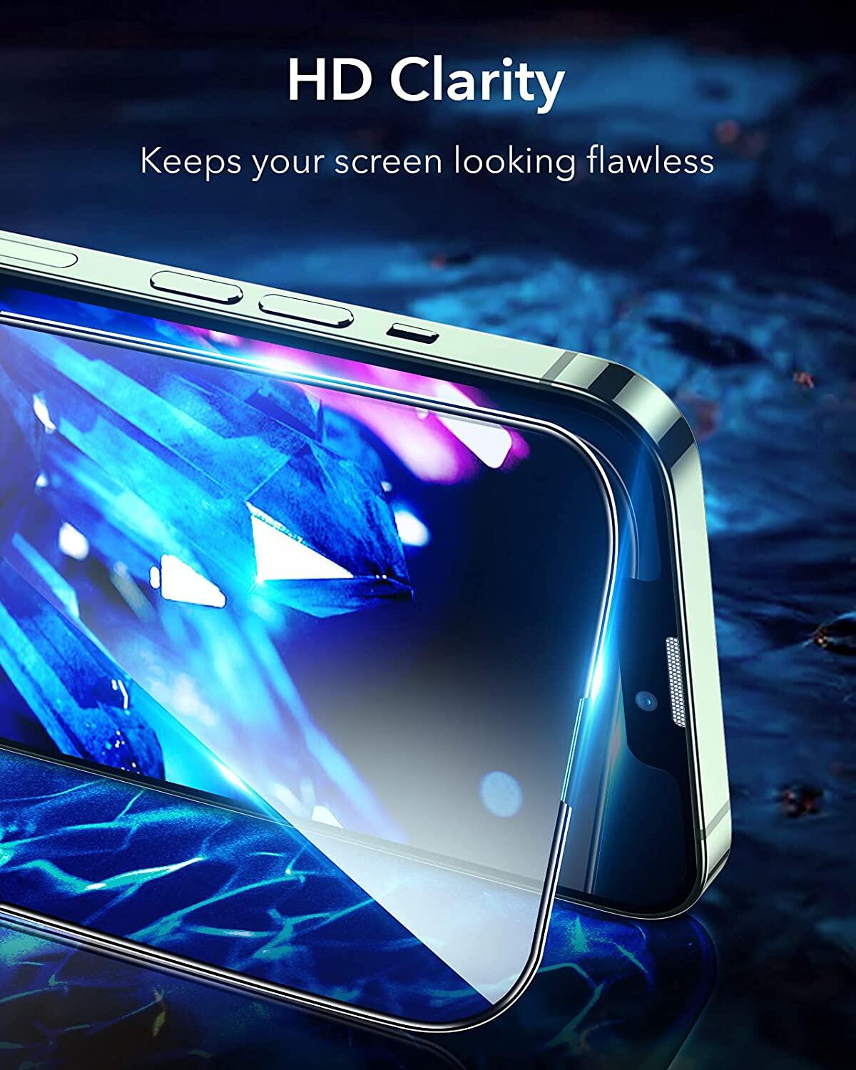 2 Pack for iPhone 15 Pro Max Screen Protector/iPhone 13 Pro Screen Protector Tempered Glass [Bubble Free Installation][Full Coverage] Screen Film for iPhone /14 Pro Max/13 Pro Max/13 Mini/12 Pro Max/Xs Max/XR
