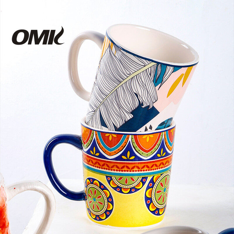 OMK 4pcs set of American ceramics Mugs coffee cup