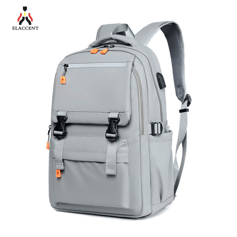 ELACCENT Men's backpack leisure multifunctional computer backpack multi-compartment travel large capacity backpack