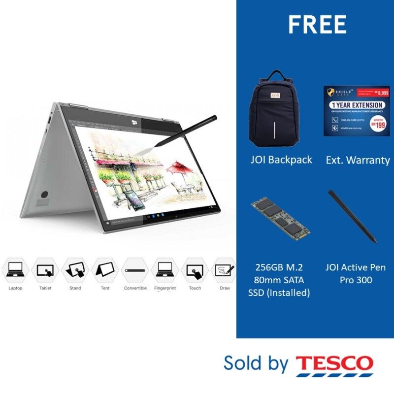 JOI Book Touch 300 (SV-CL300) Cel N4000/4GB/32GB (Free 256GB M.2 2280 SATA SSD + JOI Active Pen Pro 300 + Backpack + Ext. Warranty) Silver Malaysia