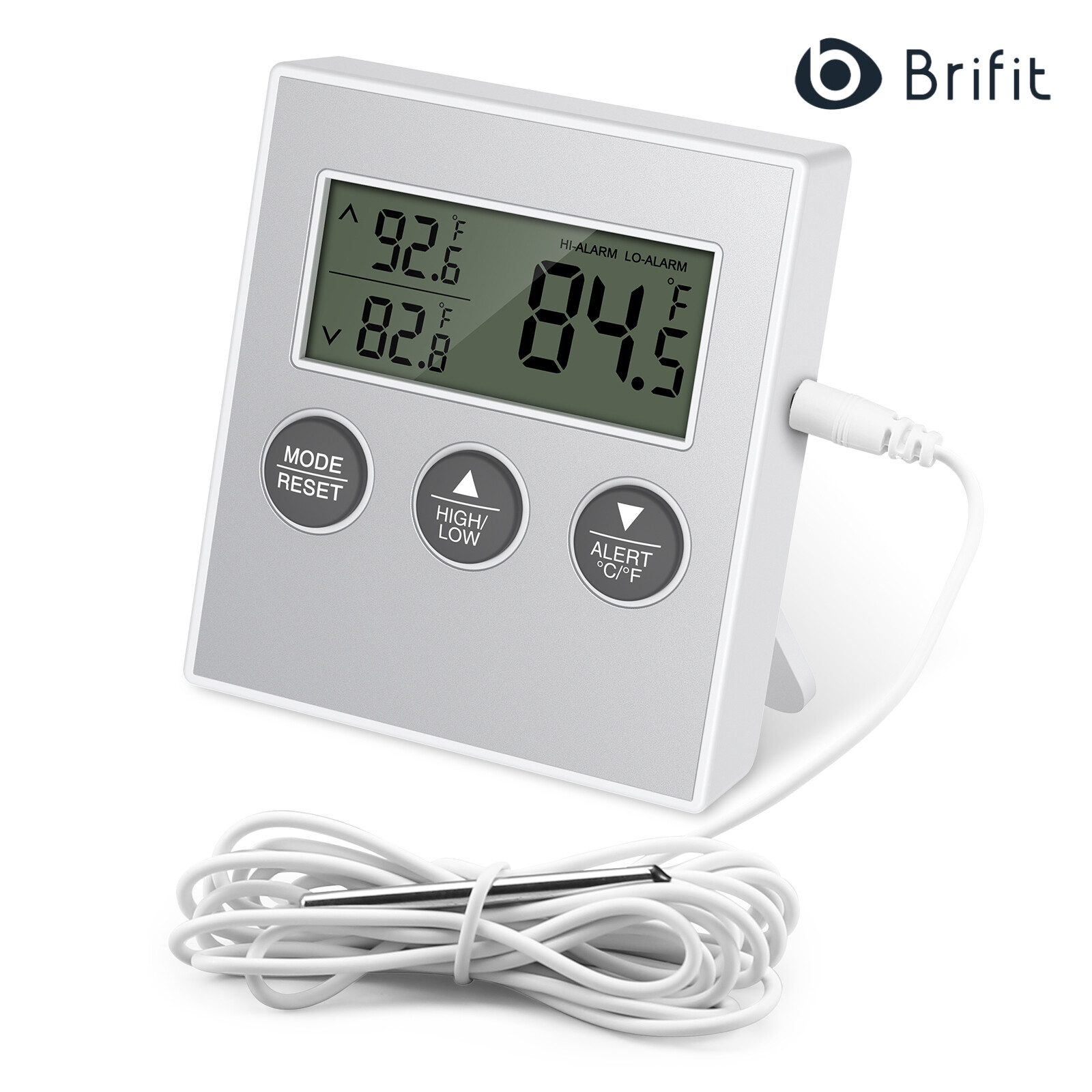 Brifit Refrigerator Thermometer Temperature Sensor Monitor Digital