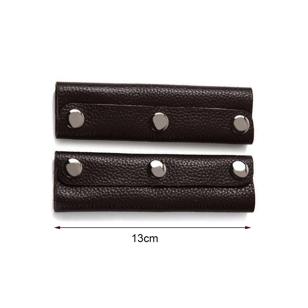 Suitcase Grip Protective Cover Luggage Bag Handle Wrap Leather Anti-Stroke Stroller Shoulder Strap Pad Luggage Bag Grip Leather Grip