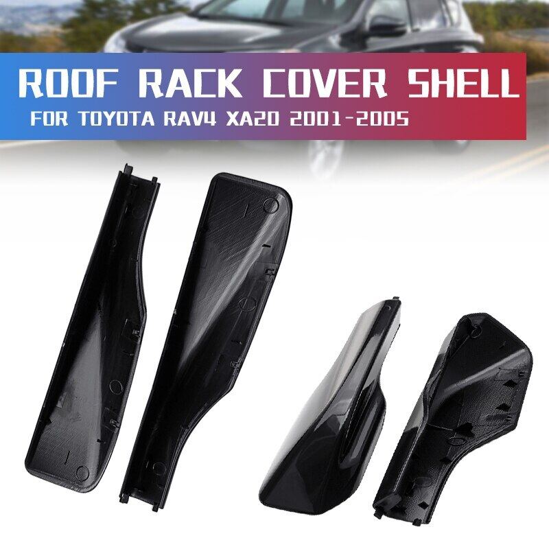 4 Cái Giá Đỡ Thay Thế Bọc Nóc Xe Màu Đen Cho Toyota RAV4 XA20 2001 2002 2003 2004 2005