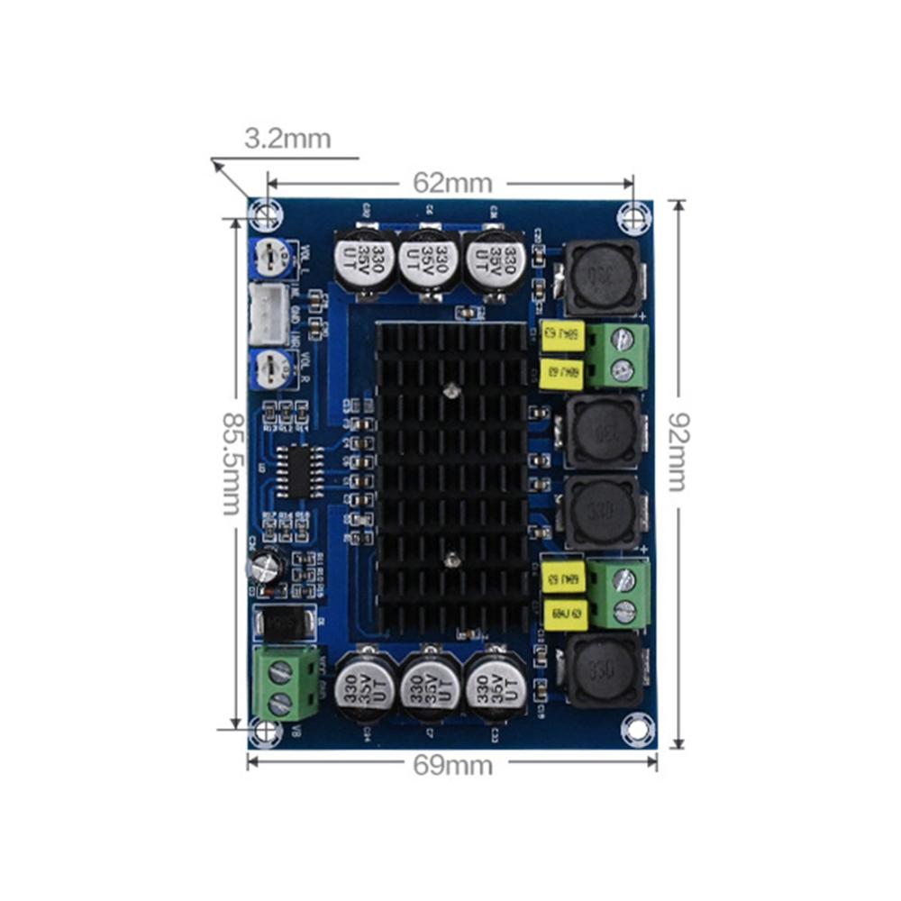 XH-M543 120Wx2 Digital Dual Channel Amplifier Board Stereo Audio Speaker Module