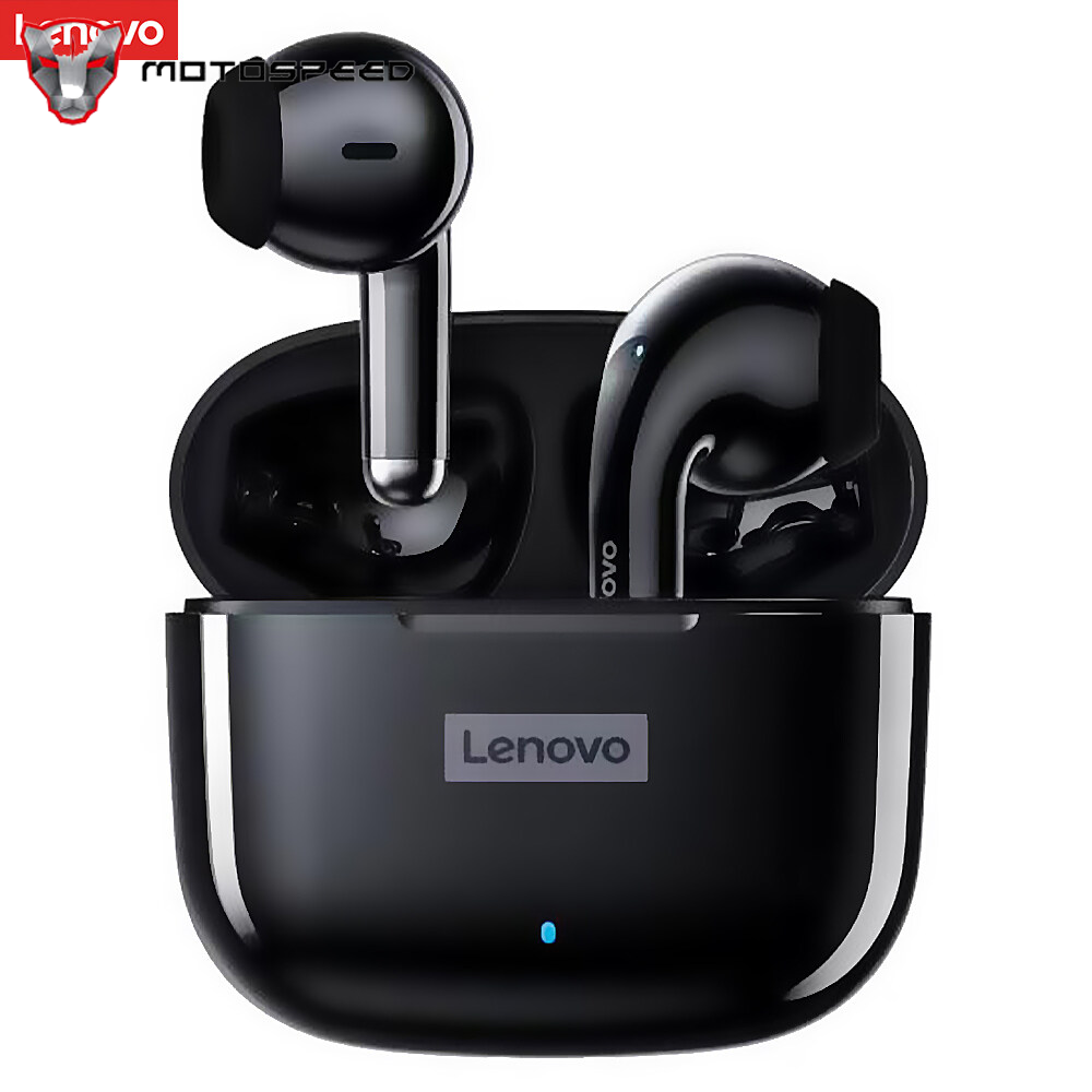 Lenovo LP40 Wireless BT5.1 Headphones Semi-in-ear Sports Earbuds with 13mm Moving Coil Unit Long Endurance Time